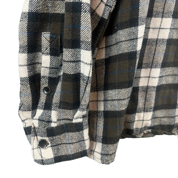 STANLEY Mens Long Sleeve Soft Flannel Button Down Shirt 2XLT Tall - Picture 6 of 7